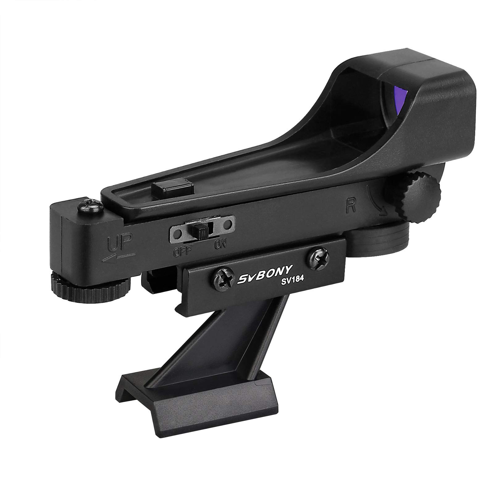 Svbony SV184 Telescopio Guia, Red Dot Guiados Telescopio Guidescope, Buscador de Aluminio con Soporte de Cola de Milano, Únicamente para Actividades Deportivas