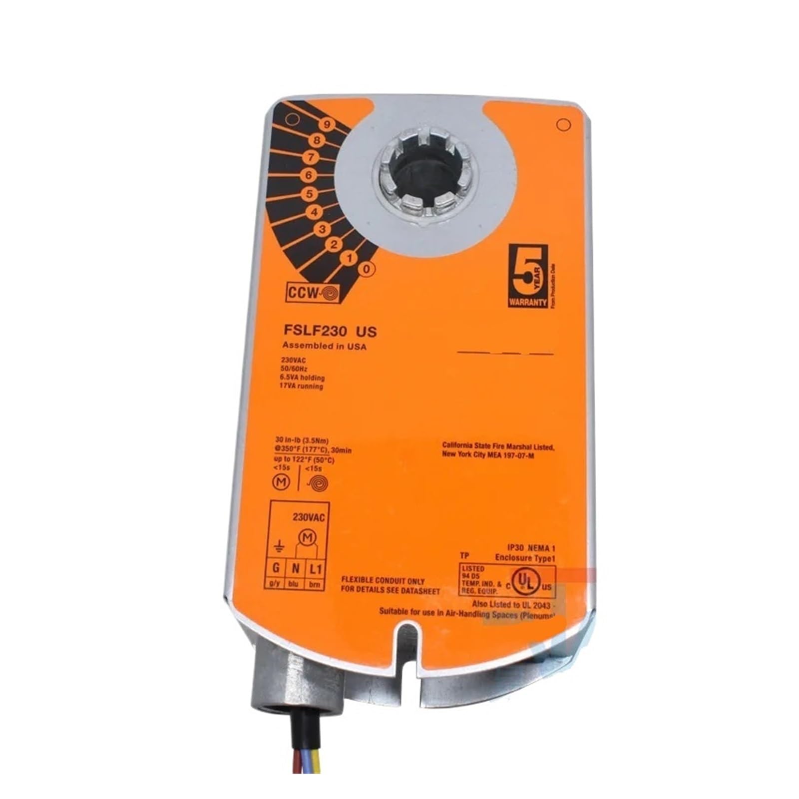 BFSYDLUJ Electric Air Valve Actuator FSLF230