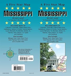 Mississippi, Mississippi State Map