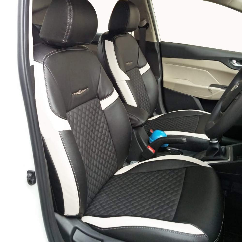 Elegant Trend Star Black and White Art Leather Seat Cover for