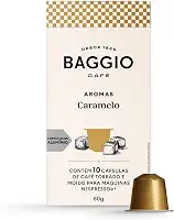 Baggio Café Cápsulas De Café Aroma Caramelo Compatível Com Nespresso Contém 10 Cápsulas
