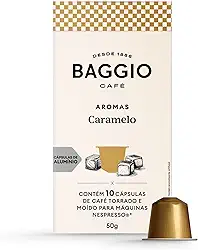 Baggio Café Cápsulas De Café Aroma Caramelo Compatível Com Nespresso Contém 10 Cápsulas