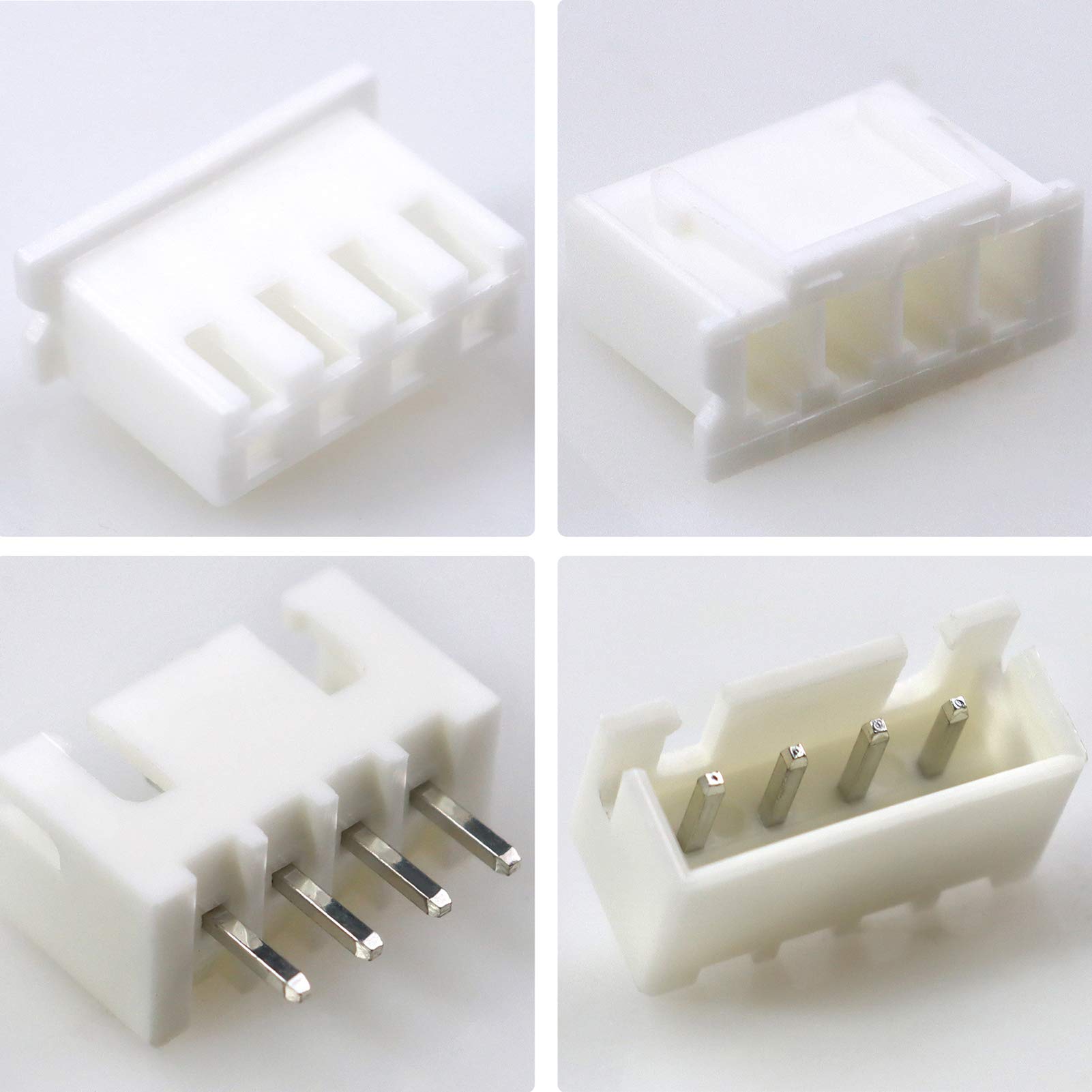 InduSKY 460pcs Kit Connecteurs JST-XH 2 à 6 Broches - Mâle Femelle Avec Bornes Métalliques