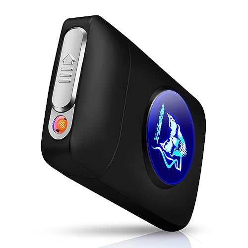 Miniatura 12 de X-Lighter XL666 - Estuche para cigarrillos con encendedor, regalo de San Valentín para ella, porta cigarrillos de 18 unidades de 84 mm tamaño king,