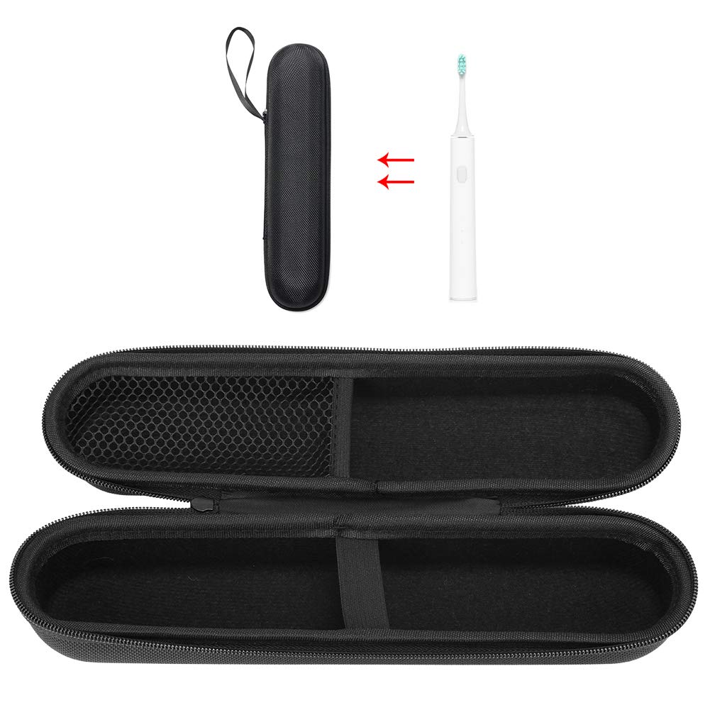 Beufee Toothbrush Case, Electric Toothbrush Travel Case Travel Toothbrush Holder Toothbrush Heads Cover Cap for T100/T200/T300/T400/T500/T500C