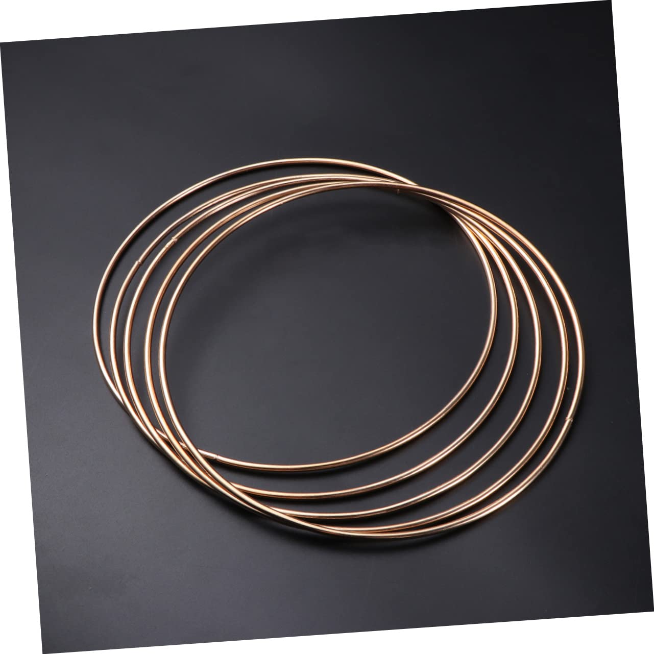 MAGICLULU Anelli in Metallo per Acchiappasogni Fai da Te 65 Mm, Accessori Artigianali per Macramè e Decorazioni, Set da 10 Pezzi per Creazioni Creative e Arredamento Casa