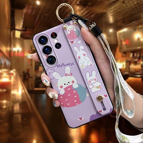 Phone Case Compatible with Samsung Galaxy S26 Ultra, Lanyard Waterproof Durable Dirt-resistant Kickstand Cute Anti-dust Shockpro
