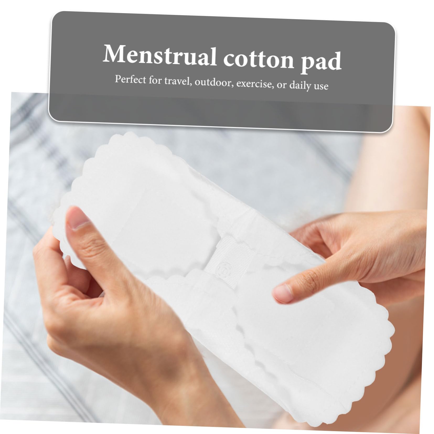 3er-set Wiederverwendbare Slipeinlagen Für Damen Und Mädchen Menstruationsbinden Knopf-baumwollservietten Für Die Periode Auslaufsicher Als Geburtstagsgeschenk 10 Stück X 3