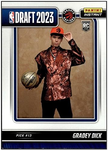 GRADEY DICK RC 2023-24 Panini Instant Draft Night ROOKIE 560#DN10 Raptors NM+-MT+ NBA Basketball