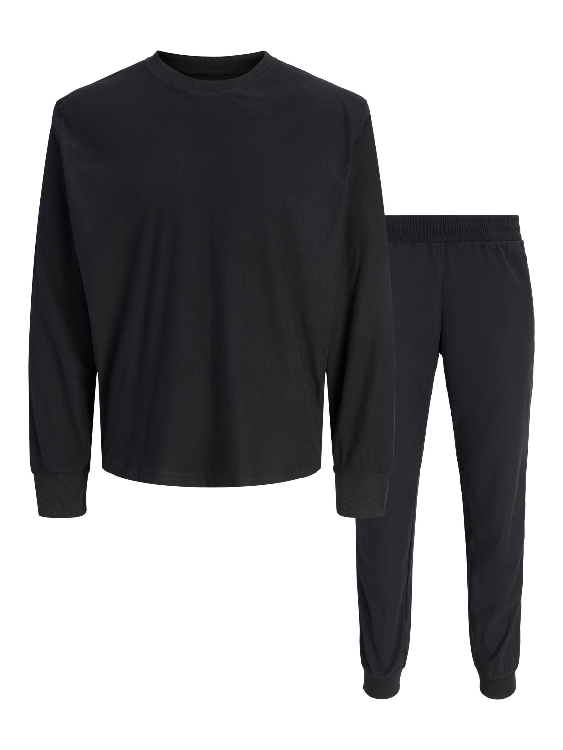 JACK & JONES Homme Jacsolid De Salon W Noos Ensemble Lounge, Noir, M EU