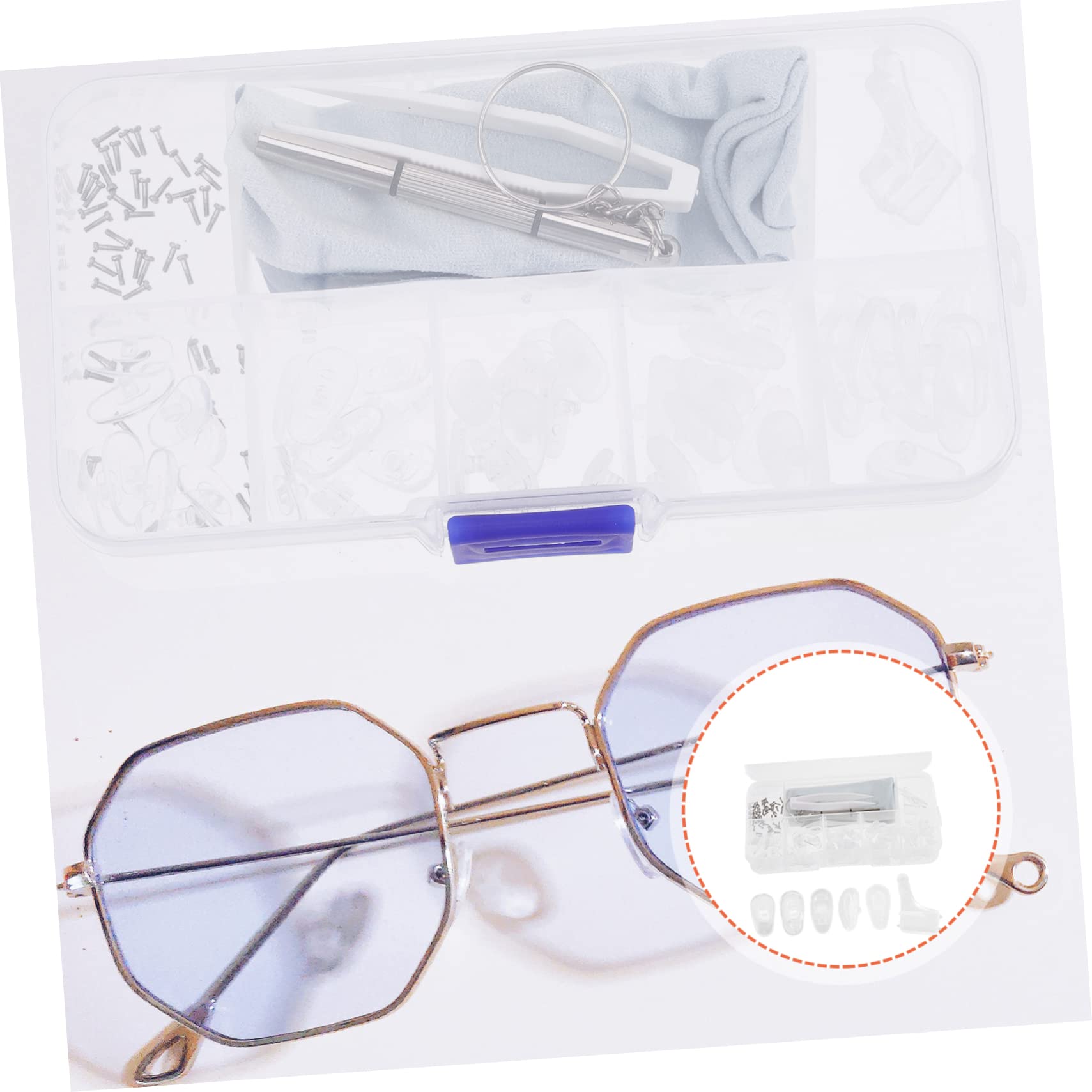 Healvian Almohadillas Nasales De Antideslizantes Para Gafas Accesorios Para Ópticas Para Reemplazo y Comodidad Uso Diario