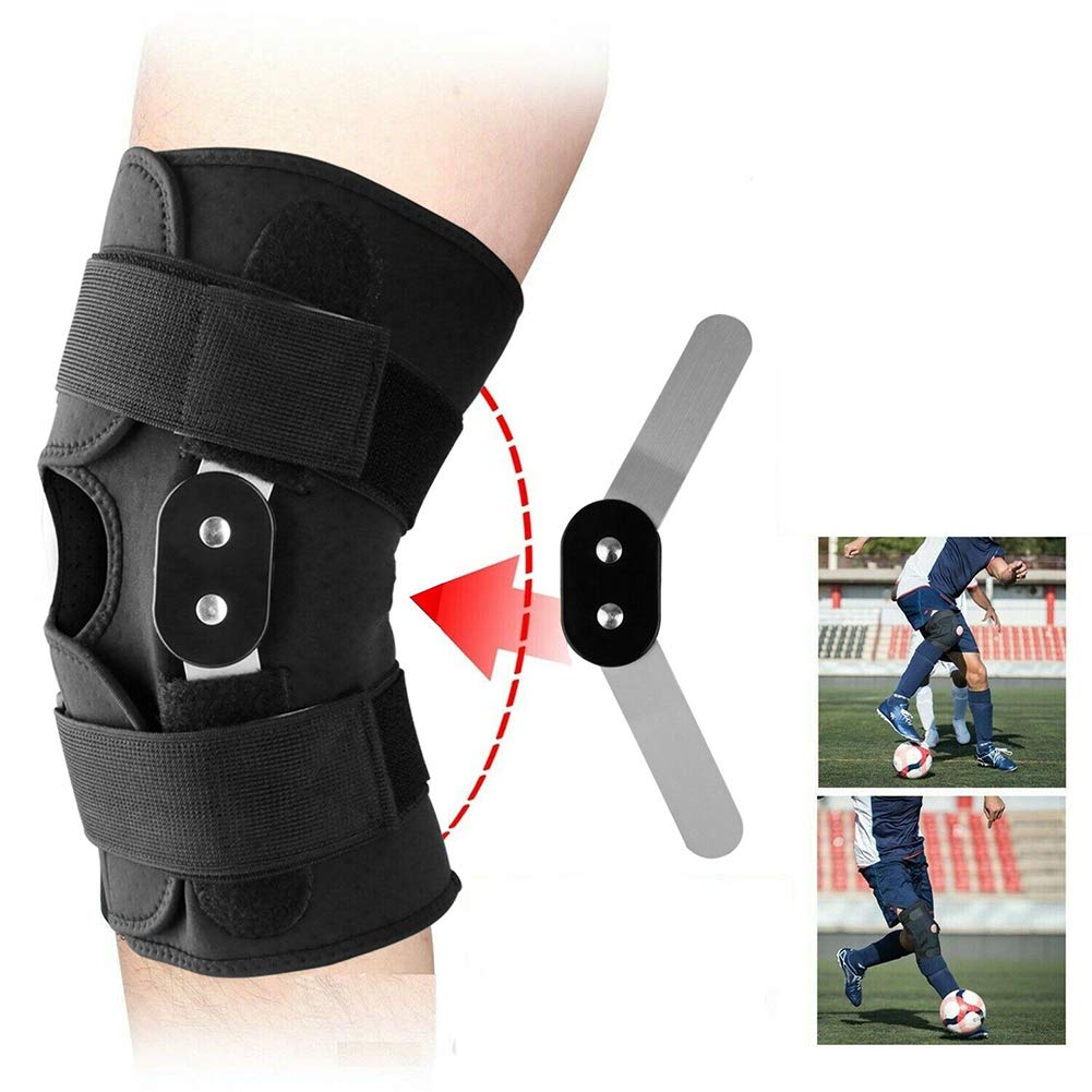 Rodillera de compresión de rótula abierta para hombres y mujeres, la mejor rodillera ajustable para ACL, articulación de estabilidad, rodilla artrítica, recuperación y protección de lesiones