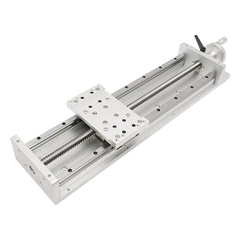 Manual XYZ 3 Axis Sliding Table 16 Stroke SFU1605 Ballscrew Linear Stage Actuator, Aviation Aluminum, Worktable Milling Working Cross Table Bench Workshop Tool 400mm, with Lock