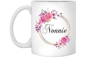 Nonnie Flower Novelty Coffee Mug - Perfect Gift for Special Occasions