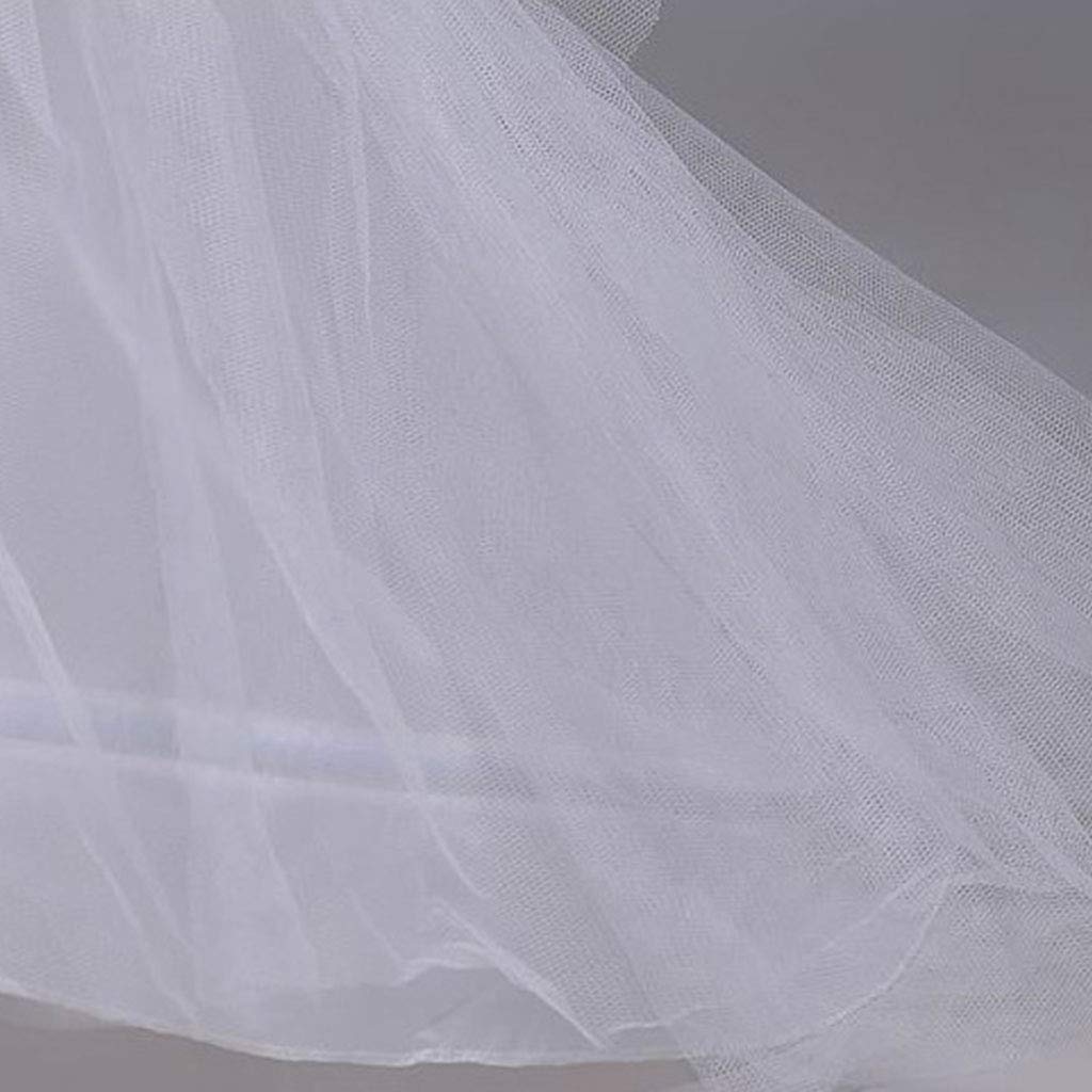 Fil 3 couches, 2 cercles, robe de mariée, jupe longue, jupon, poignet élastique en F