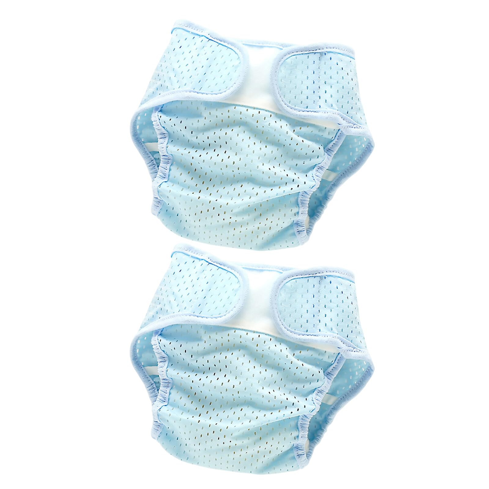Toyvian Lot de 2 Culottes de Protection pour Bébé Taille S Maille Respirante et Élastique Couches Lavables Fraîches et Confortables pour -Né Adaptées à L'Été et Peau Sensible