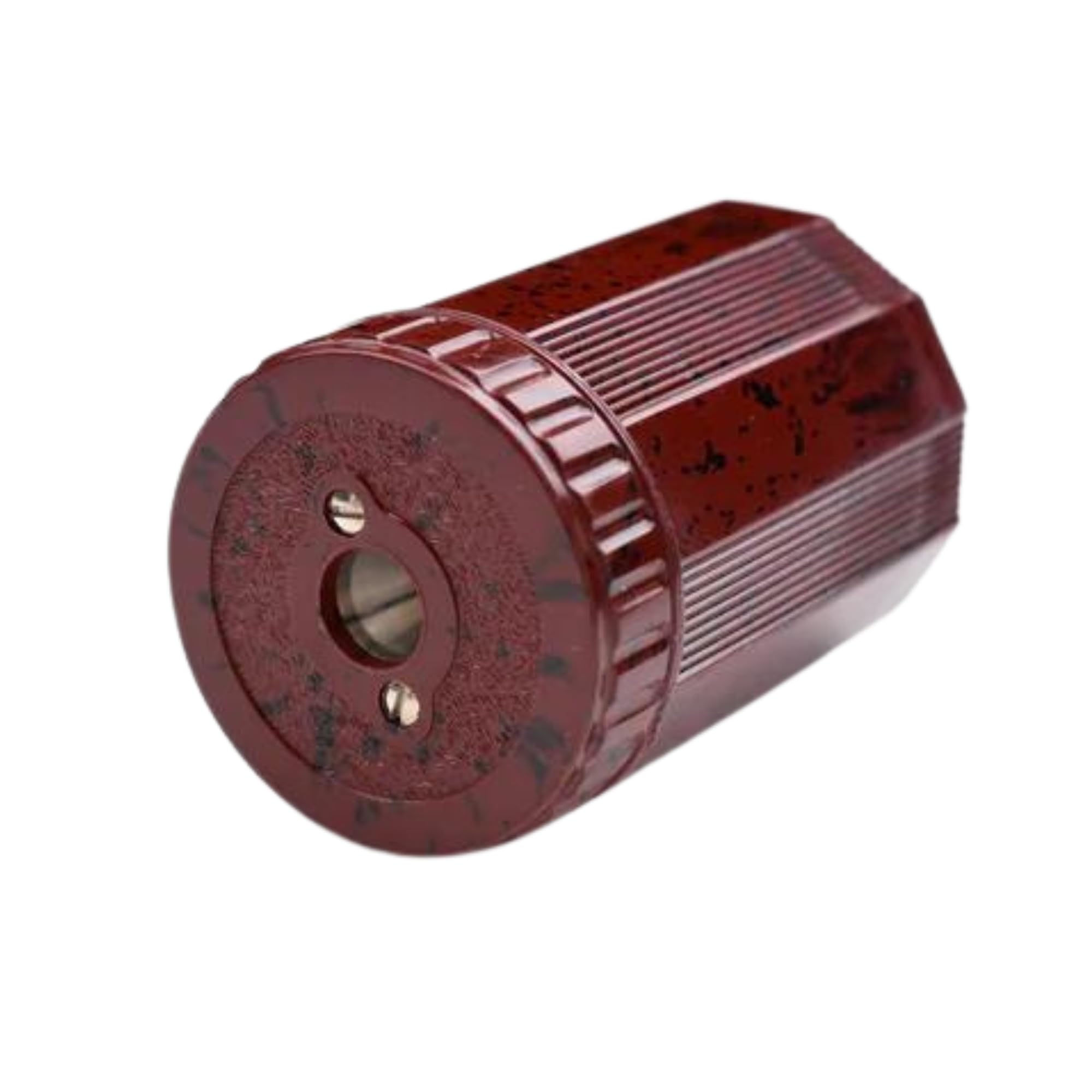 DUX Duroplast Single Pencil Sharpener - Made In Germany, Bakelite Body (Red)