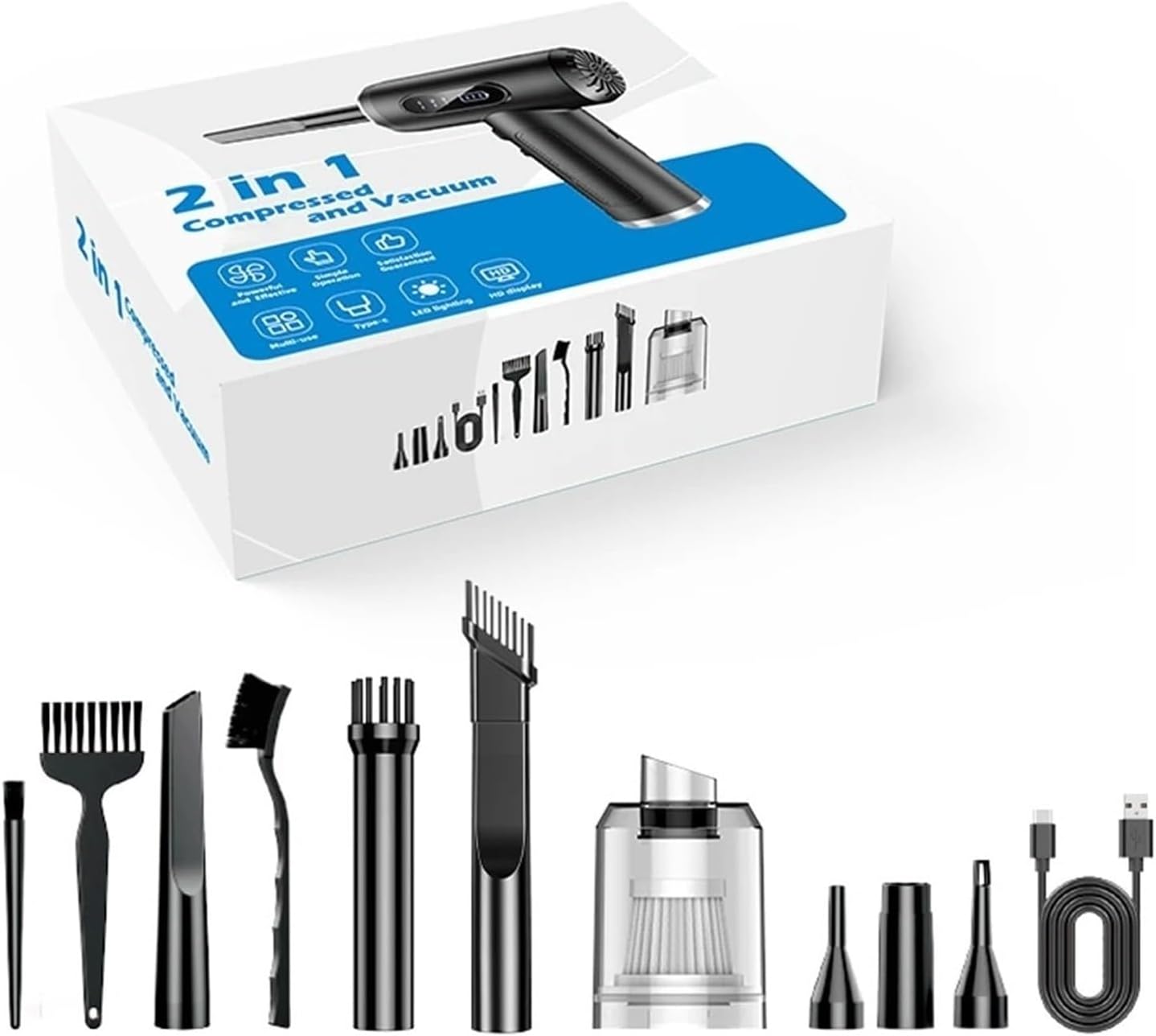 Car Vacuum Cleaner Wireless Vacuum Cleaner Handheld Vacuum Pump Mini Vacuum Cordless Robot for Car Home Appliance Strong Suction