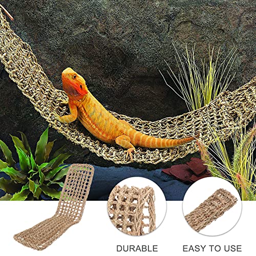 Ueetek – Hängematte für Terrarien (Eidechsen), Material: Naturfaser