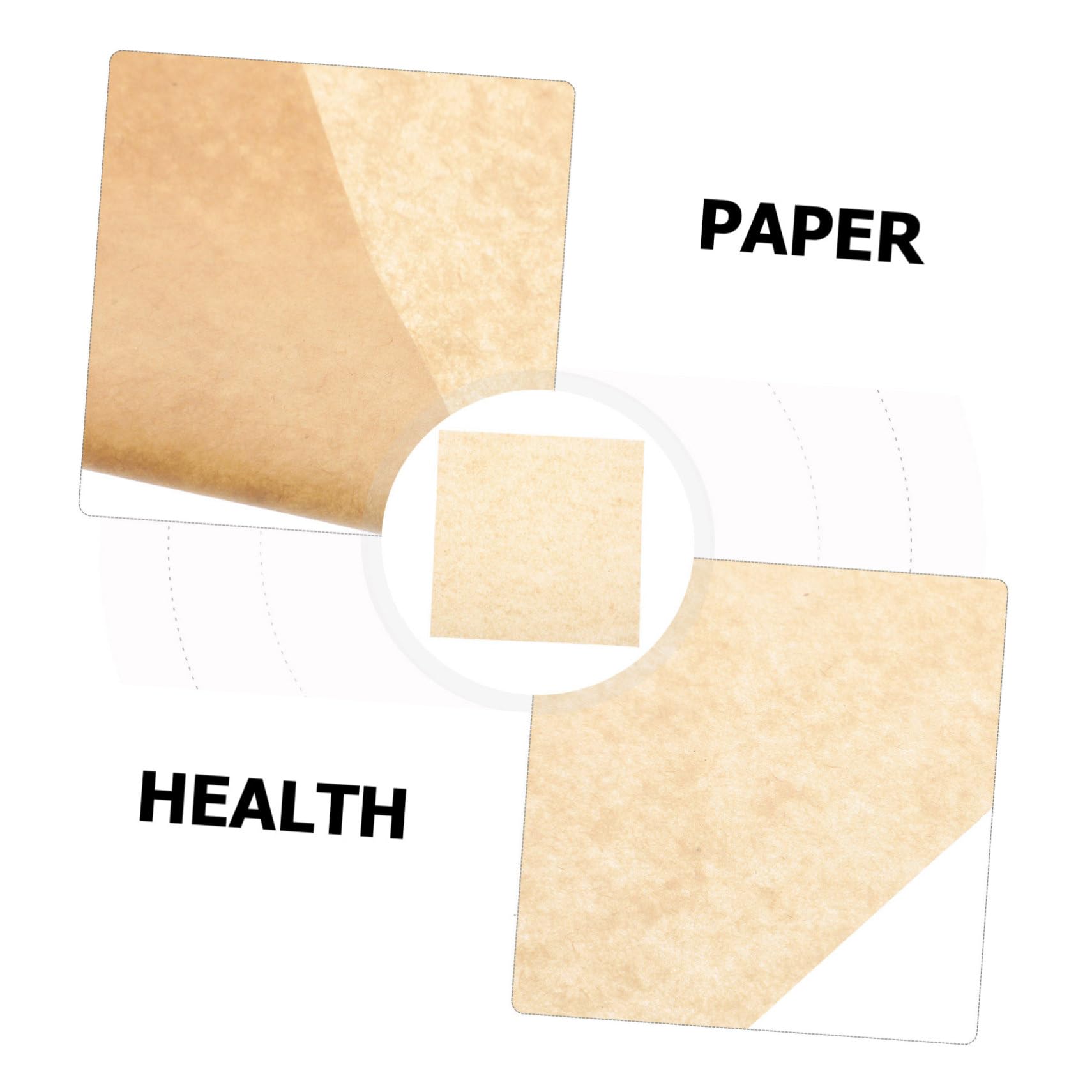 Homoyoyo 500 Feuilles De Papier Sulfurisé Non Blanchi Papier Sulfurisé Pour Pâtisserie Pour Four Pour Pâtisserie
