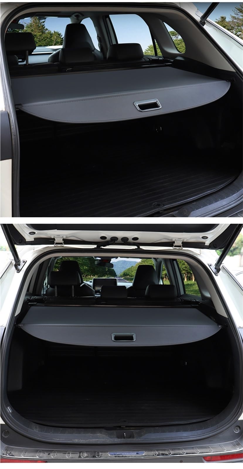 Versenkbare Trunk Cargo Abdeckung Für Toyota Für Harrier 60 Für Venza 2014 2015 2016 2017 2018 2019 Paket Rack Schild Privatsphäre Gepäckraumabdeckung