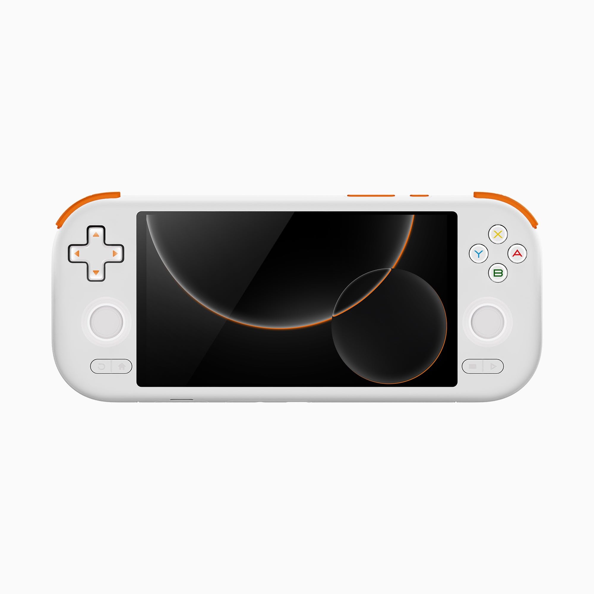MANGMI AIR X Android 14 Retro Handheld Game Console – Qualcomm Snapdragon 662, 5.5" 1080P IPS Touchscreen, RGB Hall Effect Joysticks, 5000mAh Battery, 4GB RAM 64GB ROM, Wi-Fi, Bluetooth (White)