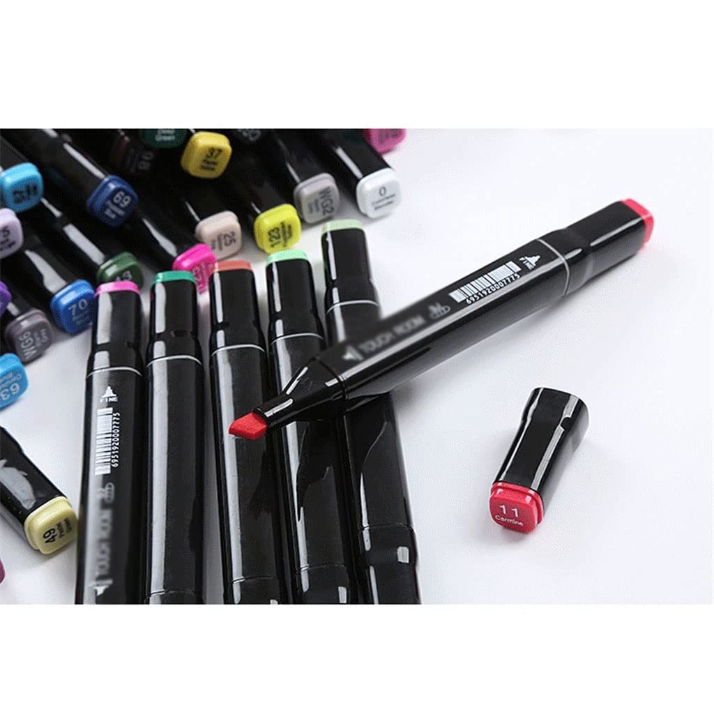 BATLAM 96-teiliges Malset, Zeichen- und Künstlerbedarf-Set – Buntstifte-Set – Skizzieren, Graphitstifte mit tragbarem Etui (Svart 48color)