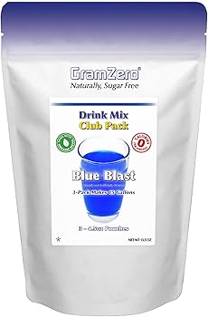 Amazon.com : GramZero Blue Blast Zero Calorie Sugar Free Drink Mix