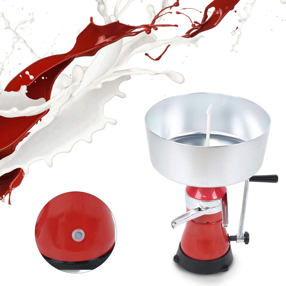 Wene Hand Cream Separator, Centrifugal Milk Separator, Milk Cream Separator for Cows Milk Goats Milk Farm Home