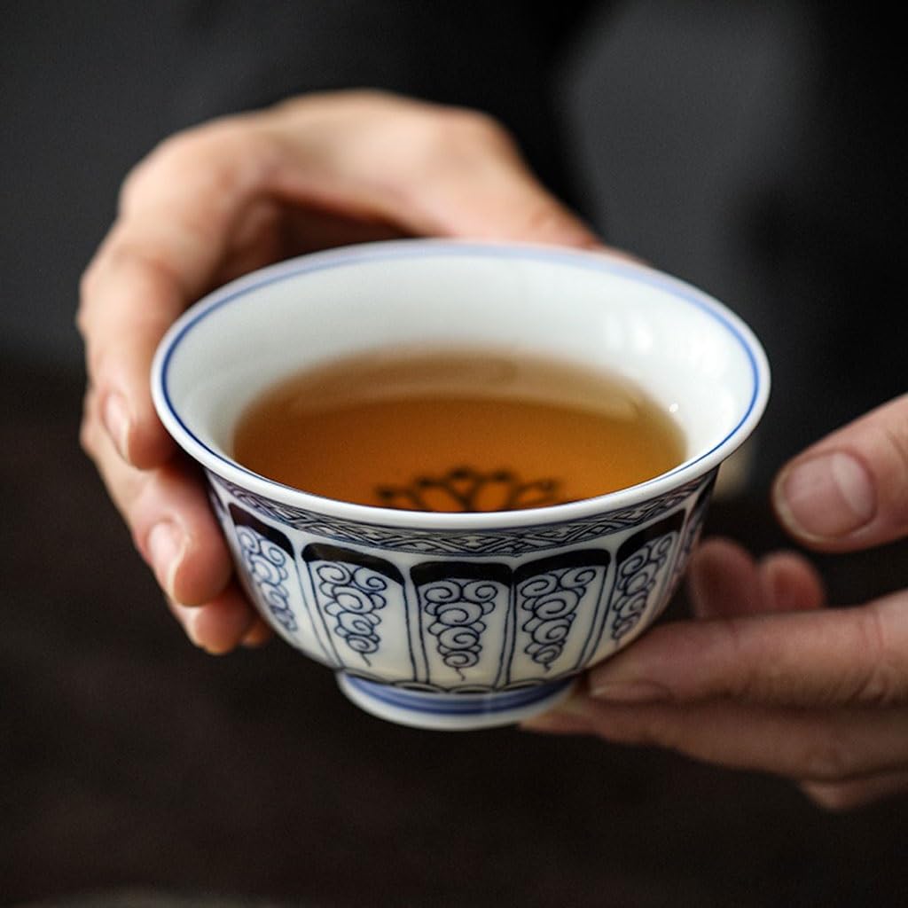 Tazas de té Pequeñas Tazón de té chino hecho a mano creativo, taza de té de cerámica, taza de té Personal de Kung Fu Taza de té de Kungfu