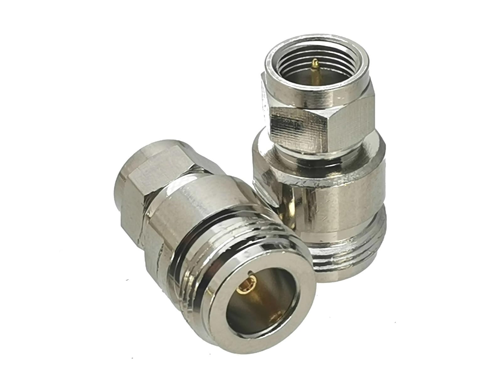 1 connettore adattatore coassiale da F TV a N/UHF SO239 PL259 BNC PAL DVB-T maschio e jack femmina (N F a F M)