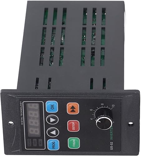 Miniatura 6 de Unidad de frecuencia variable (VFD), monofásico a trifásico, entrada de 110 V/120 V y salida de 220 V con bobina de núcleo de cobre para control de