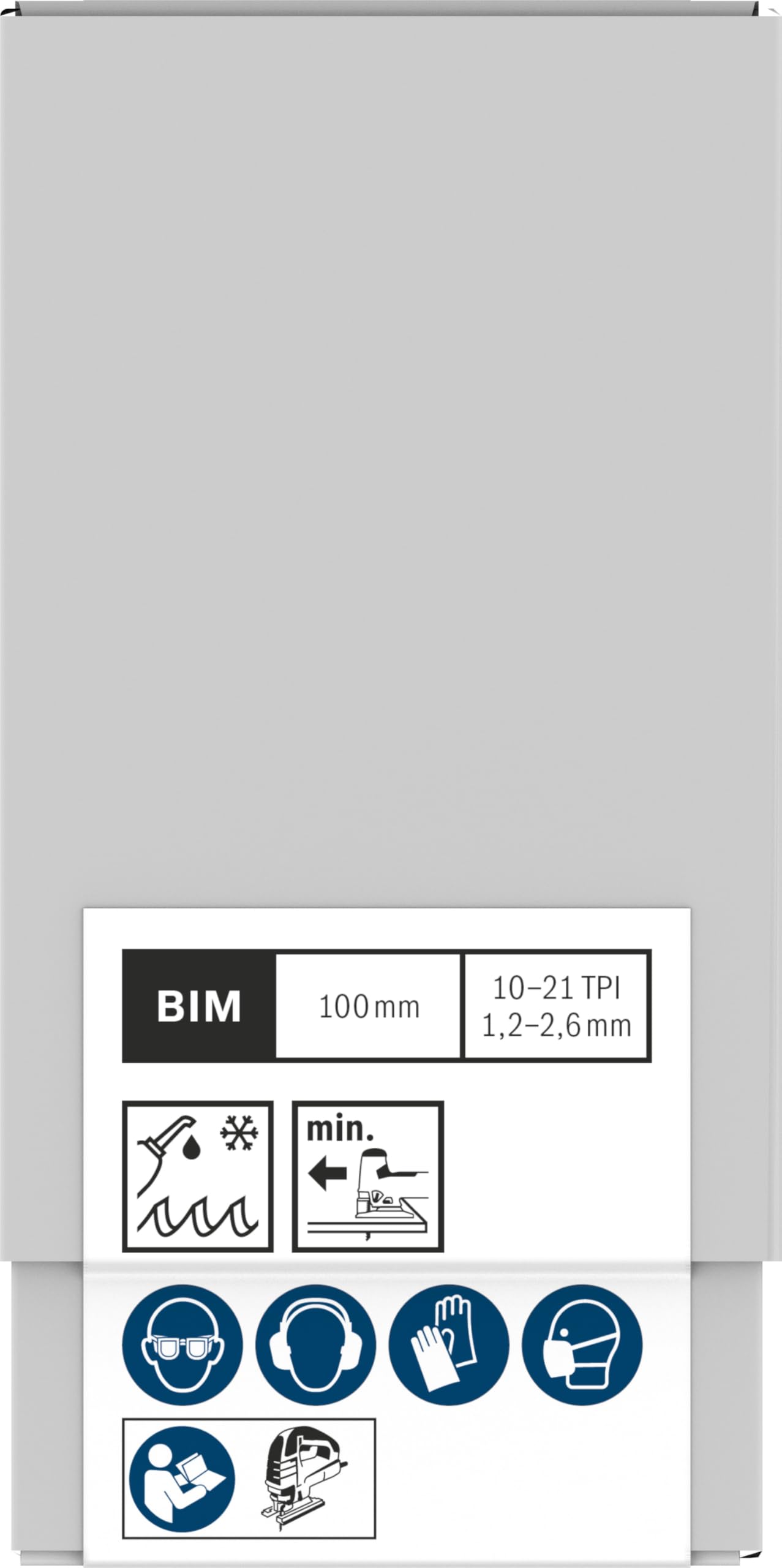 Bosch 100x Brzeszczot do wyrzynarki PRO Metal thick and thin T123XF (do Blachy stalowe, Rury i profile metalowe, Długość 100 mm, Professional Akcesoria Wyrzynarka)