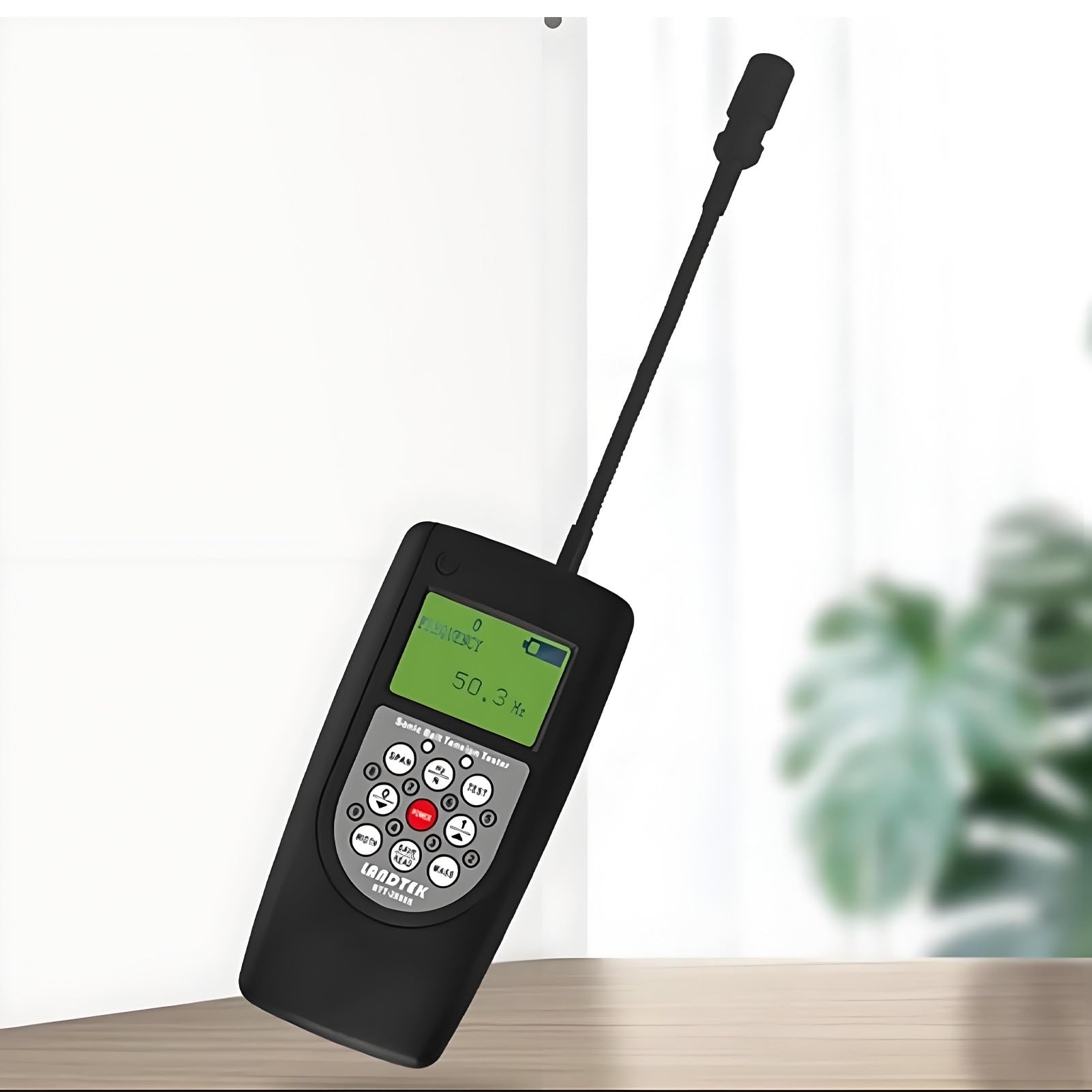 DNEPEI Sonic Frequency Belt Tension Meter 10-680Hz, ±1Hz Display Accuracy, Acoustic Probe Captures Vibration without Contact, Stores 20 Calibration Records for Drive Belts
