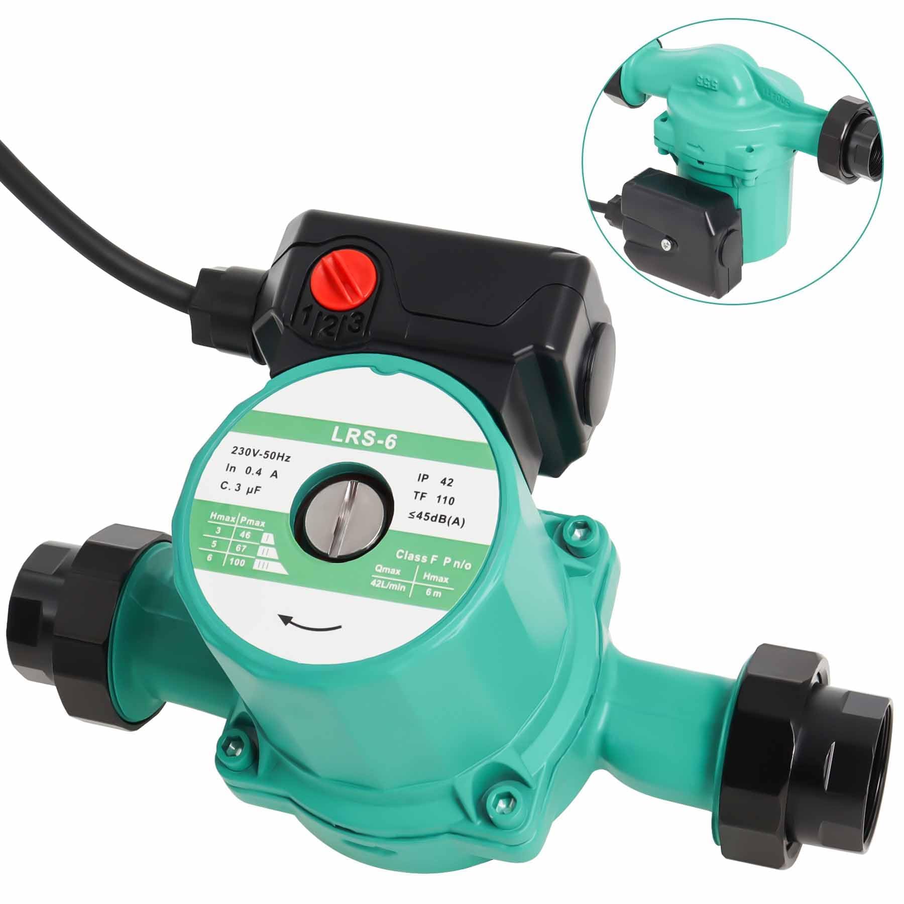 Bomba de Circulación para Agua Caliente, Bomba de Calefacción de Caldera 25-60/180 mm por Poweka
