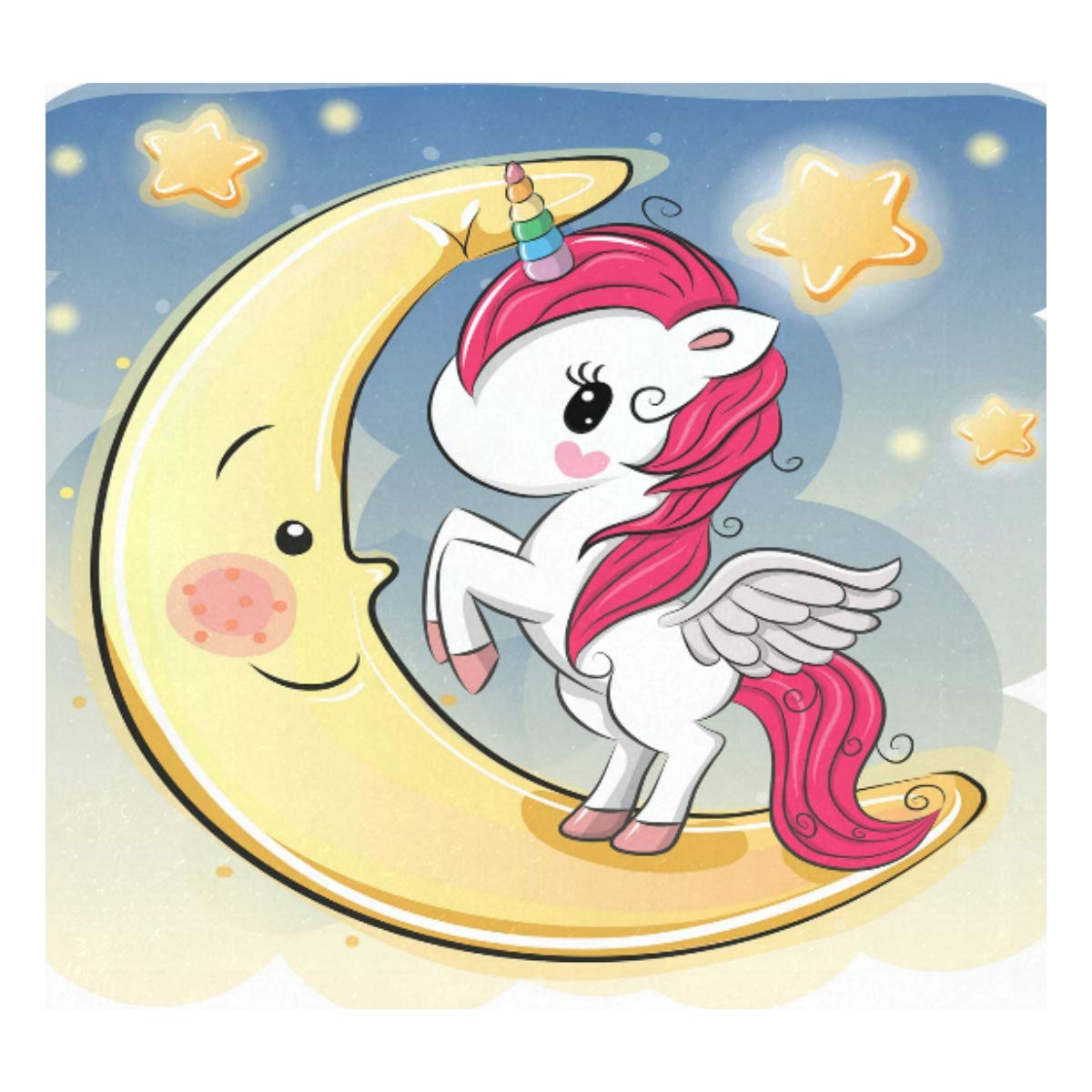 Taza de viaje aislada al vacío de acero inoxidable con doble pared a prueba de fugas, botella de taza con diseño de unicornio con estampado personalizado impreso en piel auténtica, 500 ml