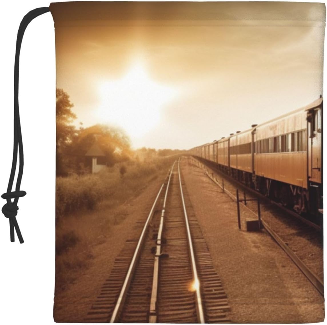Neck Warmer Winter, Train And Railway Print For Cold Weather Winter Face Mask,Thick Warm Neck Gaiter Face Scarf,For Men Women Skiing Cycling - With Rope