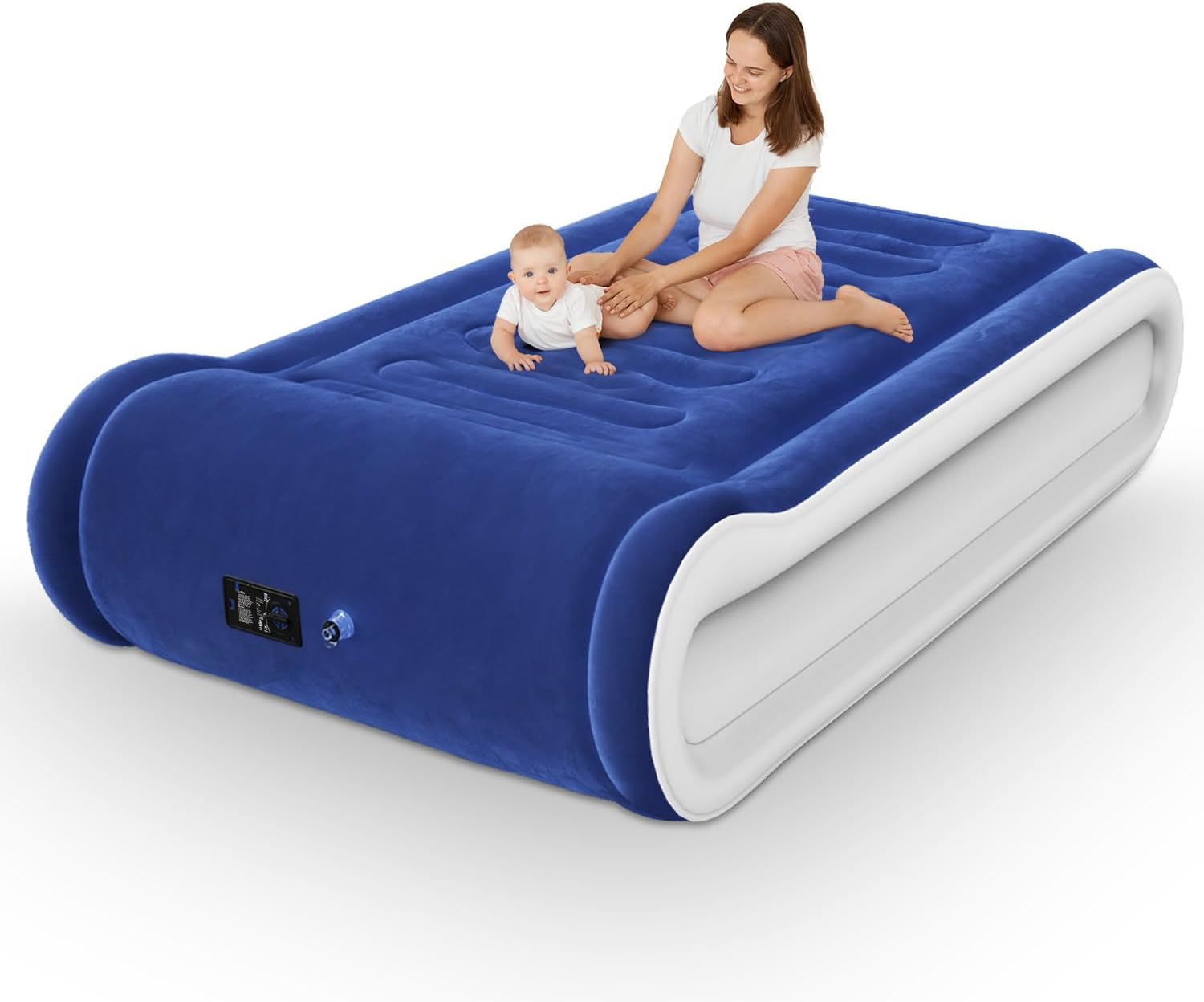 Luxchoice Air Mattress with Built in Pump Air Bed Twin Blow