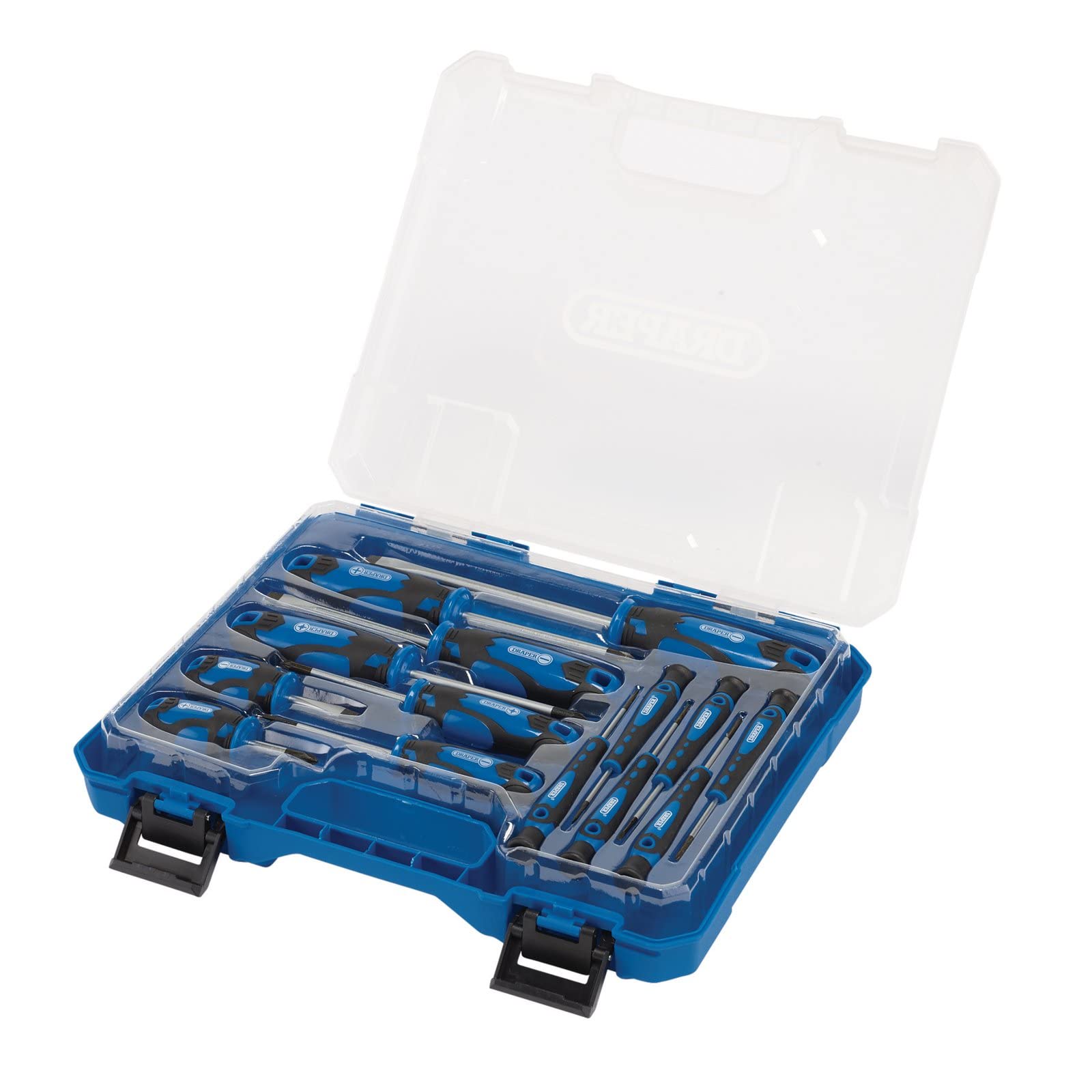 Draper 14 Piece Standard Screwdriver & Precision Screwdriver Set 03984