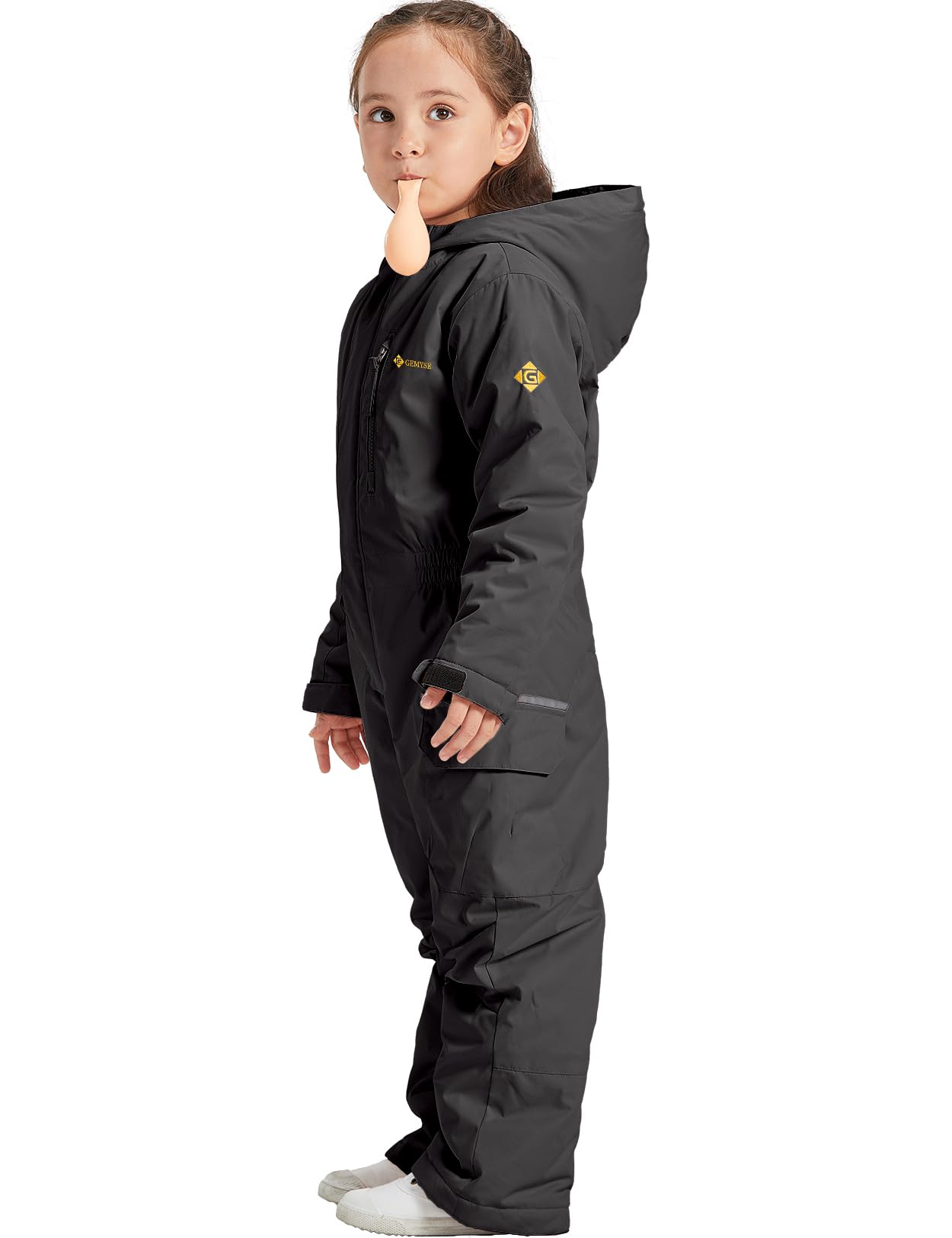 GEMYSE Enfants Combinaisons de ski une pièce Combinaisons Garçons Filles Combinaisons d'hiver imperméables