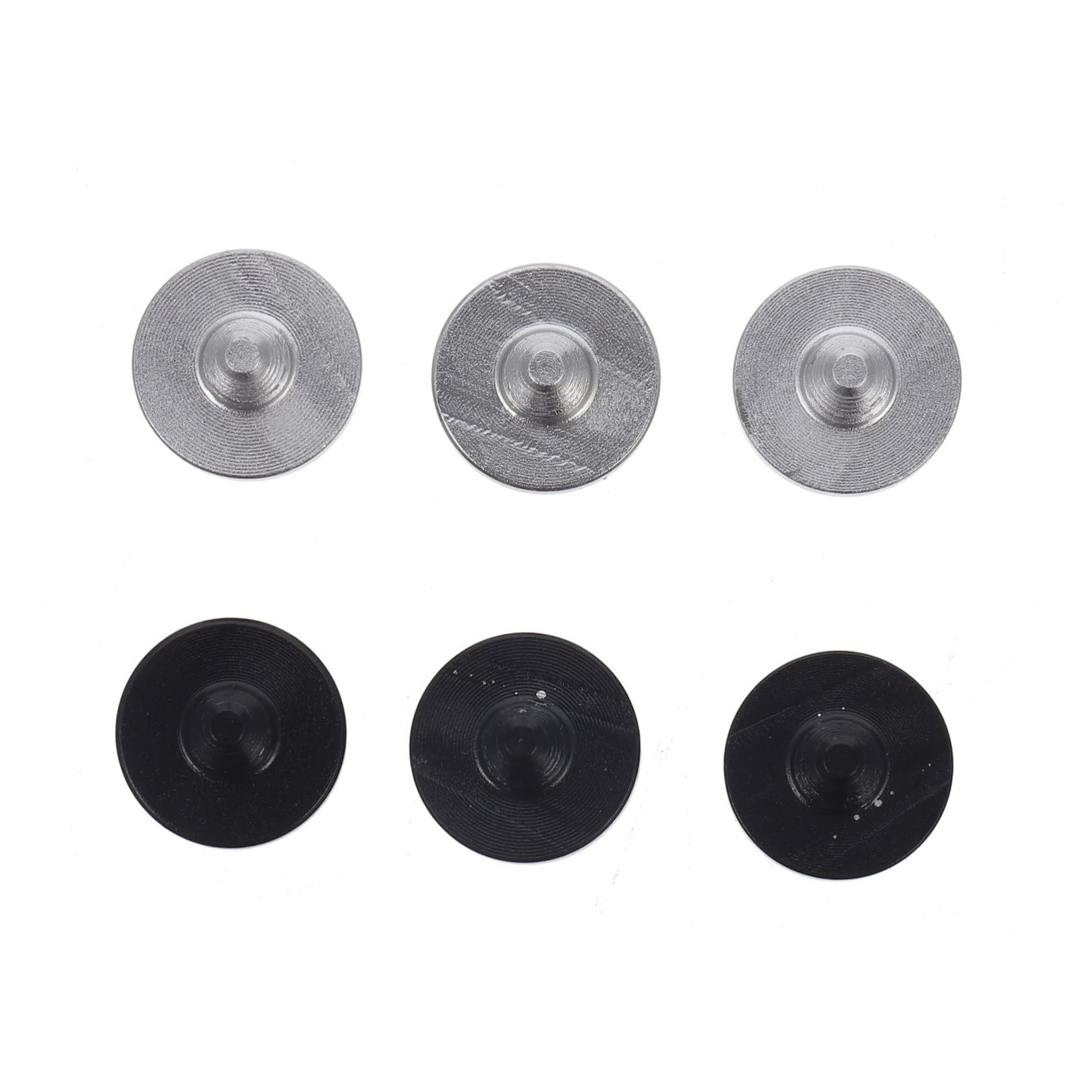 ARTIBETTER 6pcs Replacement Shutter Release Button Aluminum Alloy Flat Concave Convex Camera Part