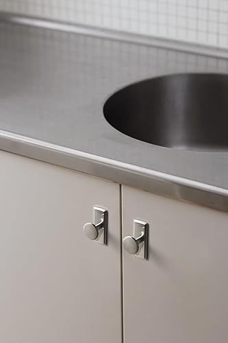 Miniatura 9 de Goo-Ki Pomos modernos de latón cepillado para gabinete, pomos de aleación de zinc de 1.3 pulgadas (1.260 in) para tocador, armario, armario,