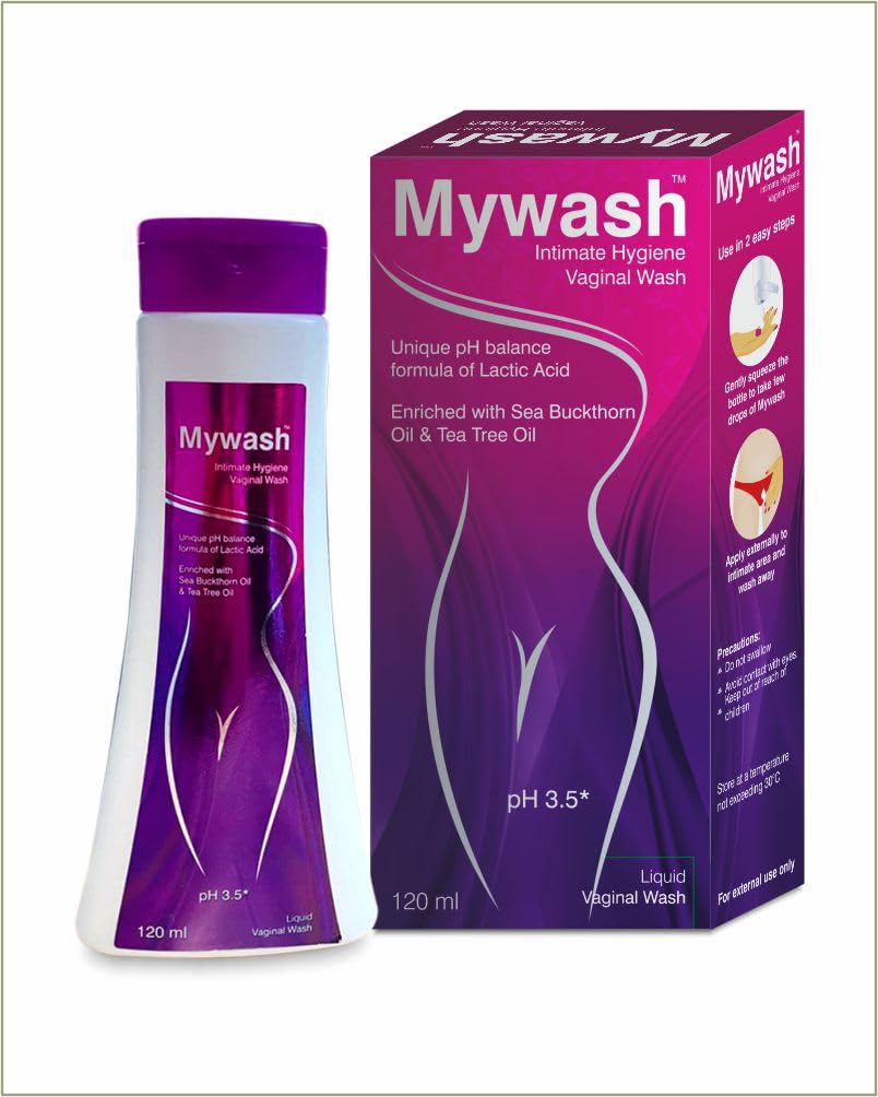 Mywash Intimate Hygiene, With Sea Buckthorn oil and Tea Tree Oil, Liquid Wash Prevents Dryness, Itchiness And Irritation, Balances PH 3.5 for Women- 120 ml-picture-30