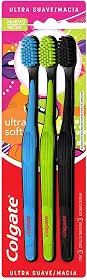 Escova de Dente Colgate Ultra Soft 3 unidades
