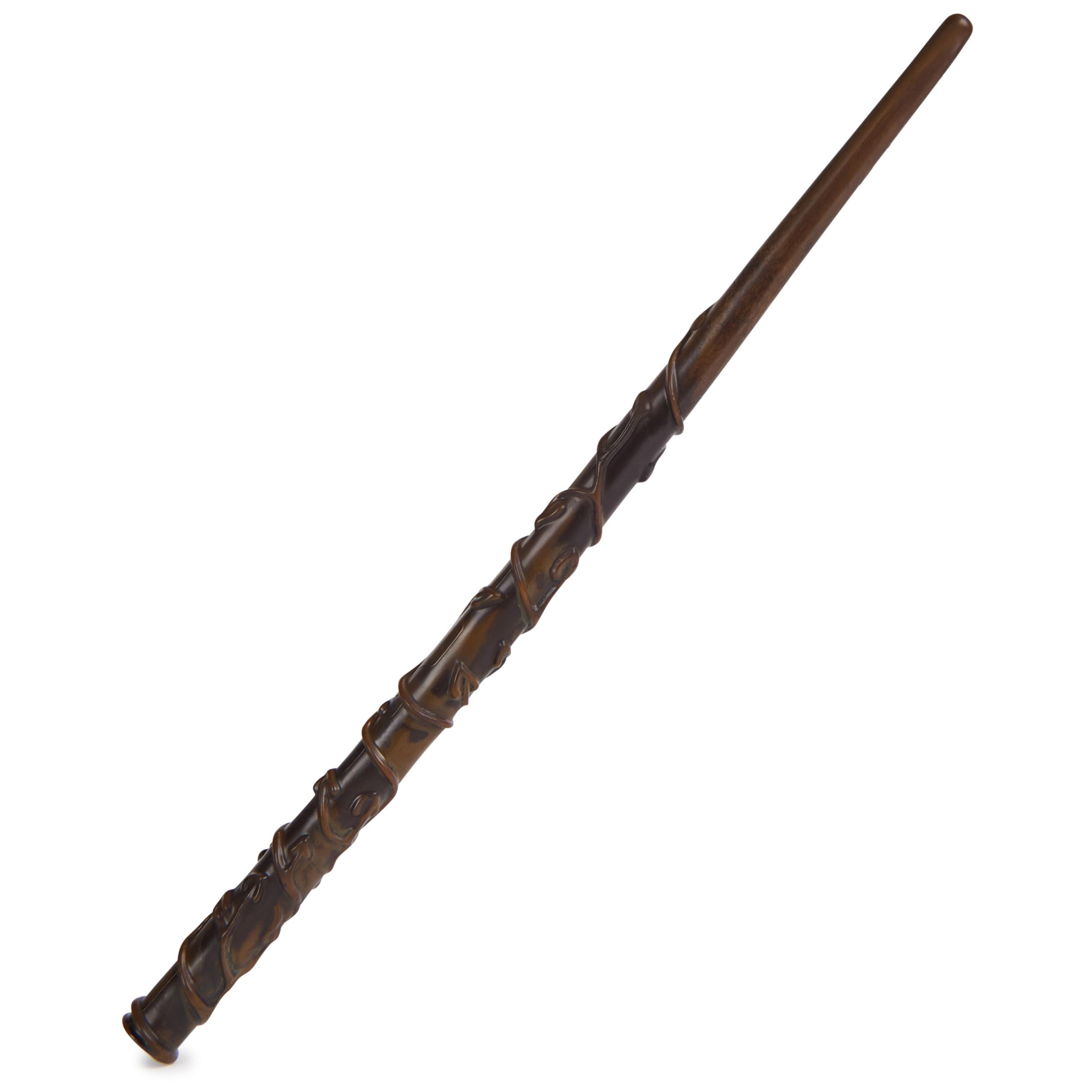 Wizarding World Harry Potter - Autentyczna różdżka Hermiona Granger z tworzywa sztucznego z uchwytem Hogwart, ok. 30,5 cm, zabawka dla dzieci od 14 lat, artykuł dla fanów, złoty