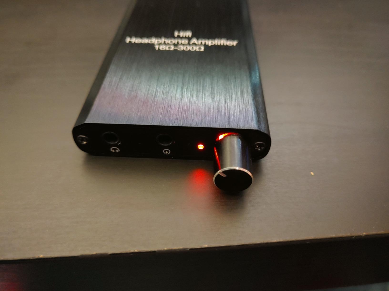 Kopfhörerverstärker 3,5mm HiFi - Tragbarer Verstärker Für Kopfhörer 16-300 Ohm