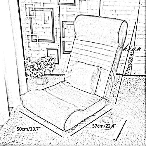 Chaise de sol réglable pour lit simple et coin lecture de balcon