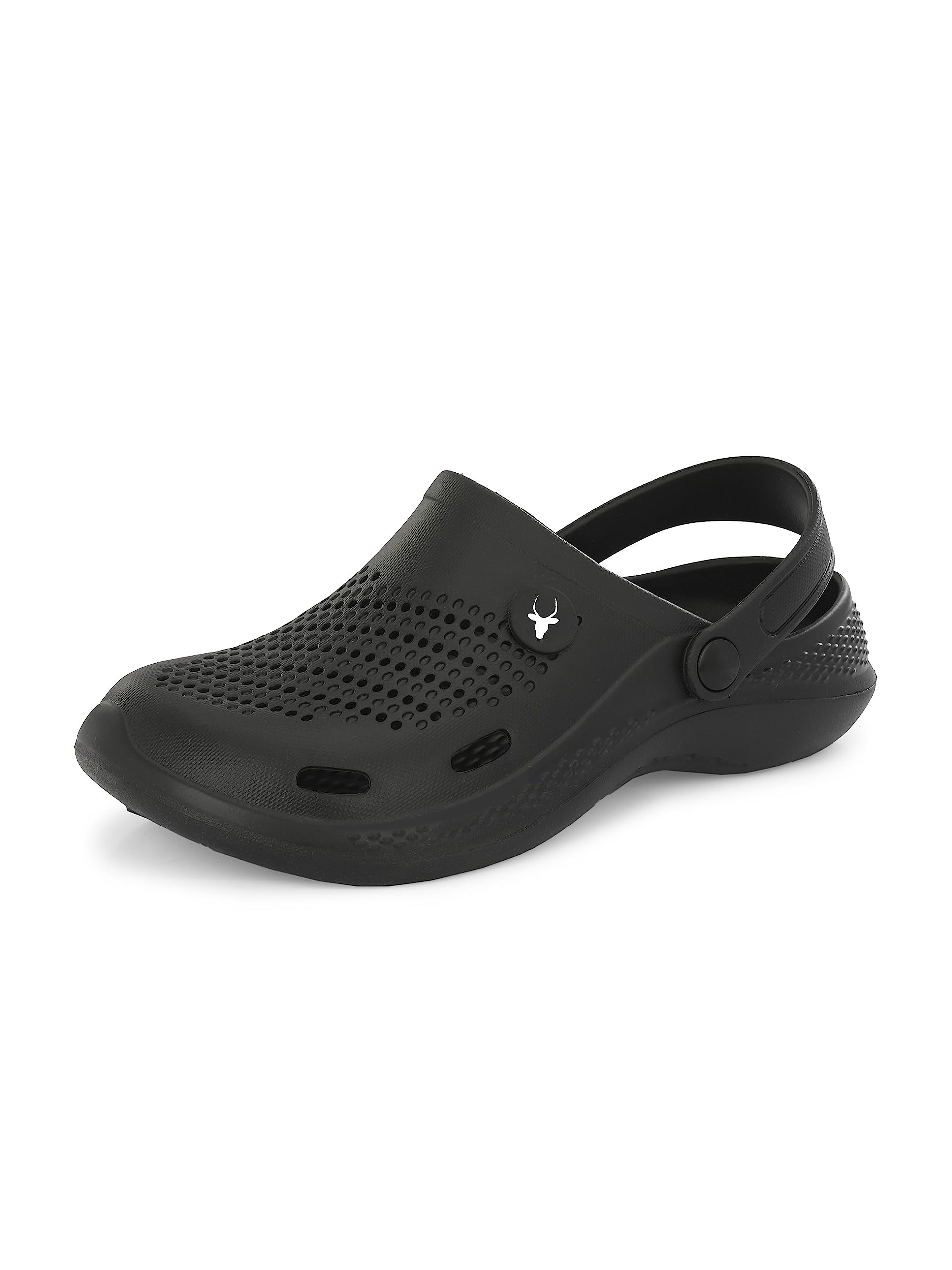 Hirolas® Mens Fluffy Eva Cushioned Black Strap Clogs (B0CBRYQ57W) Amazon Price History, Amazon Price Tracker
