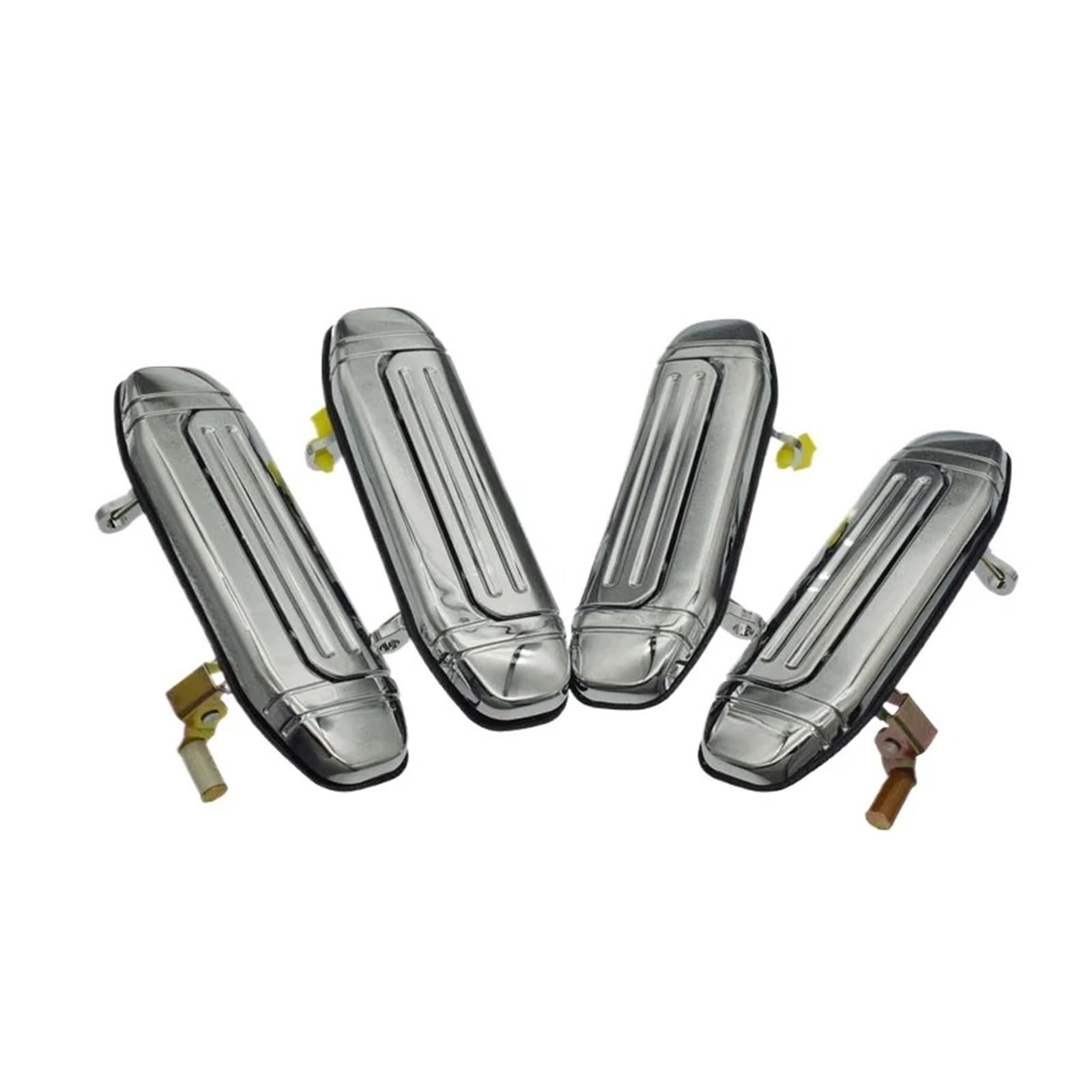 Nokrgqw 4Pcs Car Outer Door Handle For Mitsubishi For Pajero V31 V32 V33 V43 V46 V47 1992-1998 For Montero 1992-2000 Chrome Exterior Door Handle