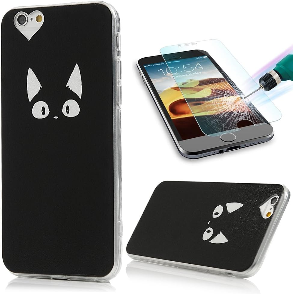 Amazon Iphone6s ケース Iphone6ケース クリスマスプレゼント おしゃれ Tpu ソフトケース スリム フィット Yokirin 猫の顔 アイフォン6 6s フルカバー 落下防止 耐衝撃 軽量 保護キャップ スマートフォン用 カバー Diy 工具 ガーデン